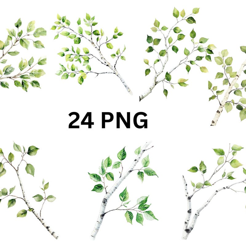 Individual Tree Decals - Etsy