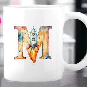 Cup Rocket Lettering Watercolor Rockets Alphabet Clipart, Pink Letters Png, Transparent ...
