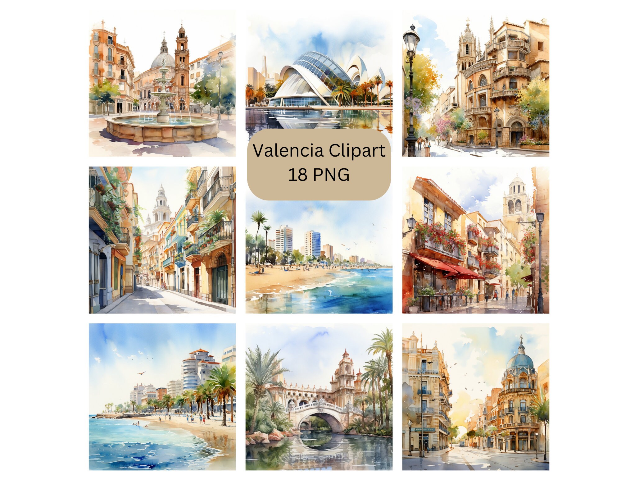 Valencia espagne Etsy France