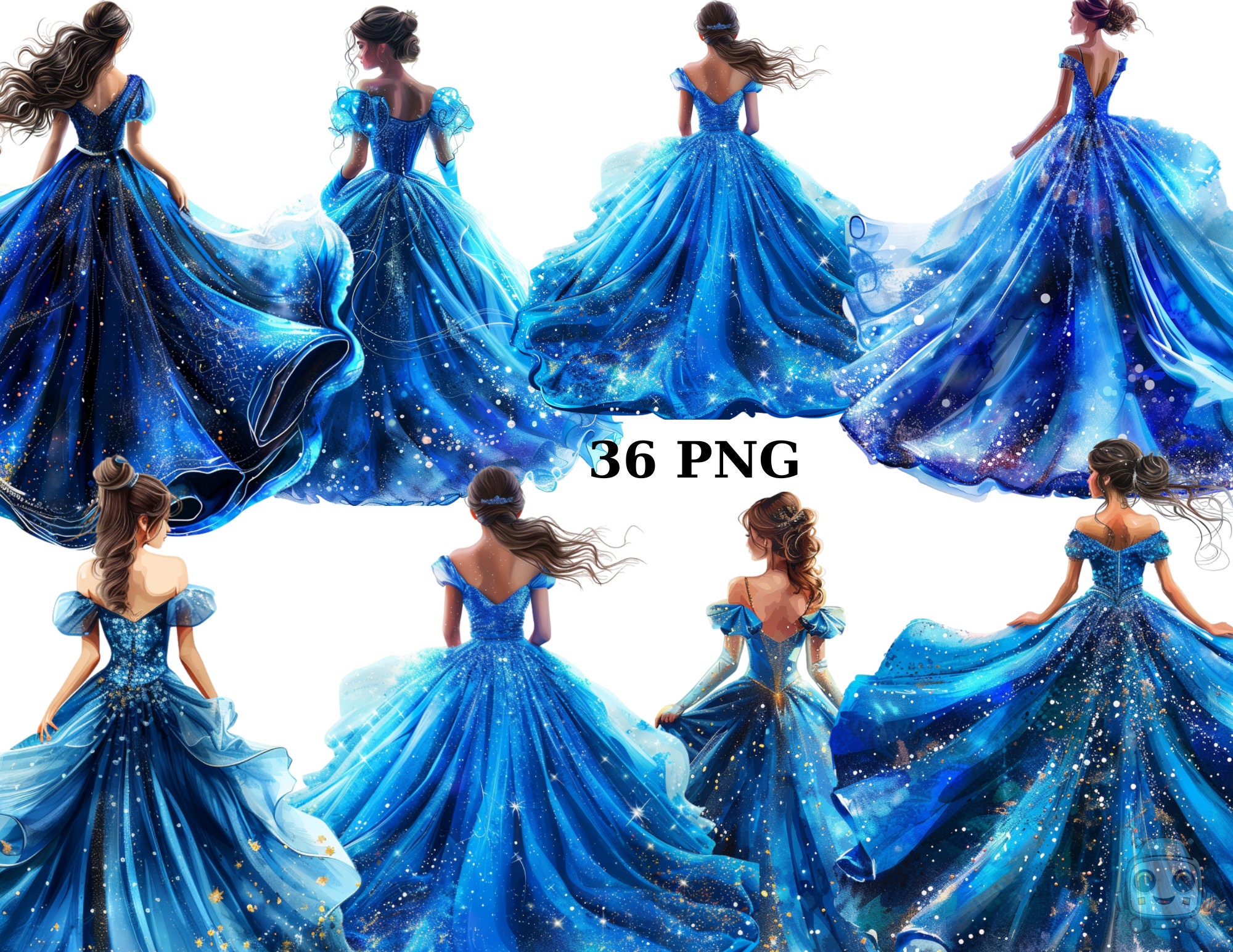 light blue sweet 16 dress Womens Ball Gown Maxi Collarless Split Sleeve Ballroom Dress Glitter –  DANCEYM