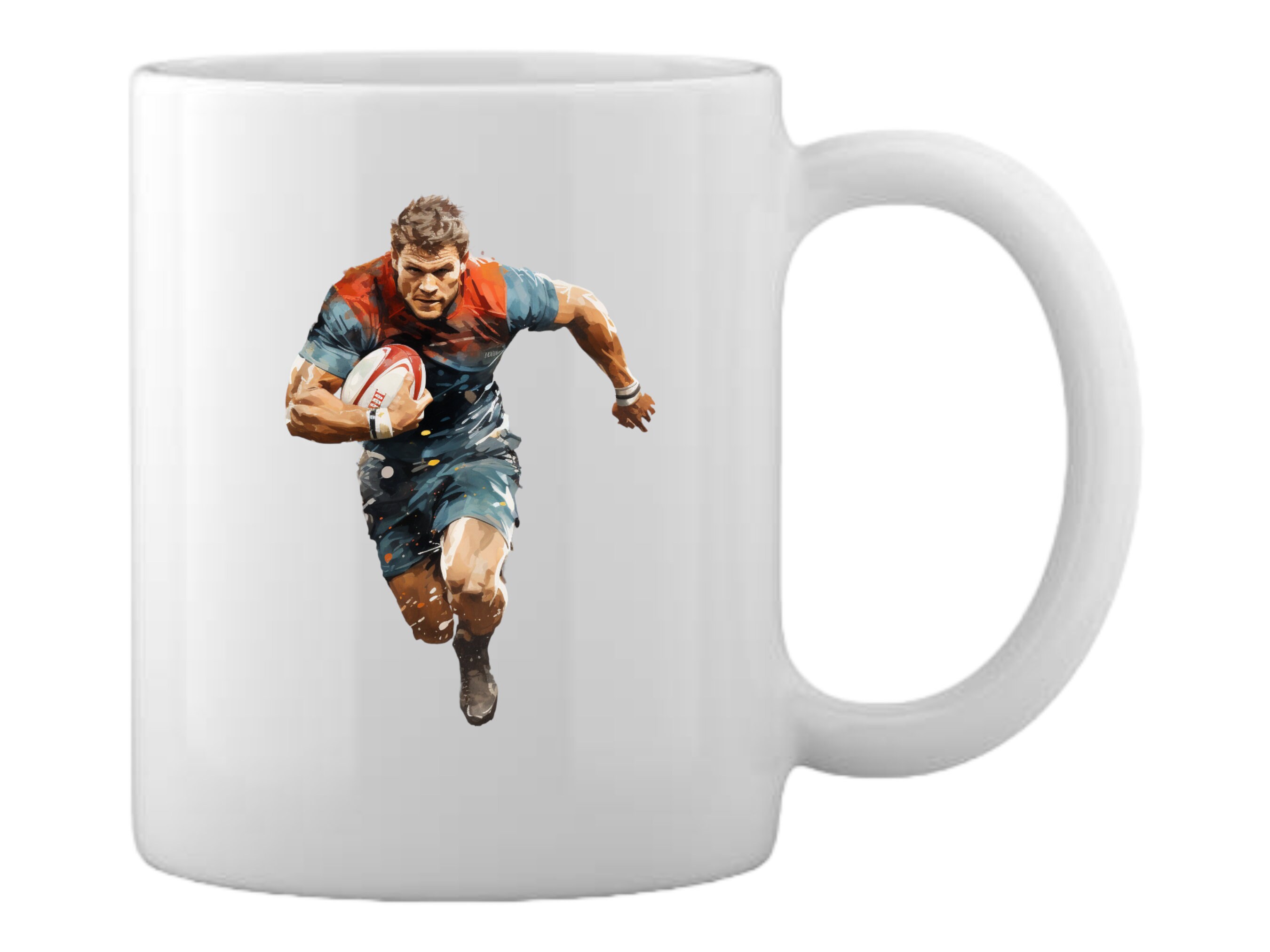 Watercolour Rugby Svg Watercolor Rugby Clipart, PNG Digital Files on a Transparent Background ...