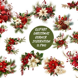 Clipart Weihnachtsdekoration , Dekoration, Weihnachten, Download für kommerzielle Nutzung, hohe Auflösung, 12x12, sofort download
