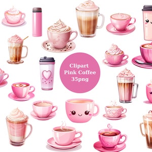 Caffè rosa, png, caffè png, download istantaneo per uso commerciale, alta risoluzione, 12x12, uso commerciale