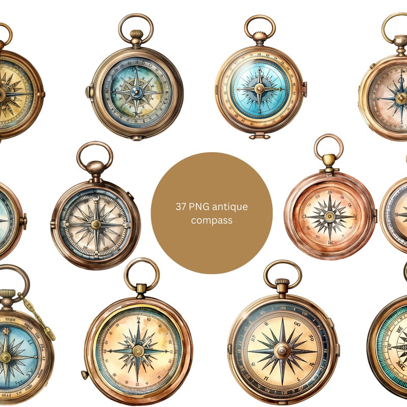 Old Antique Compasses - Etsy