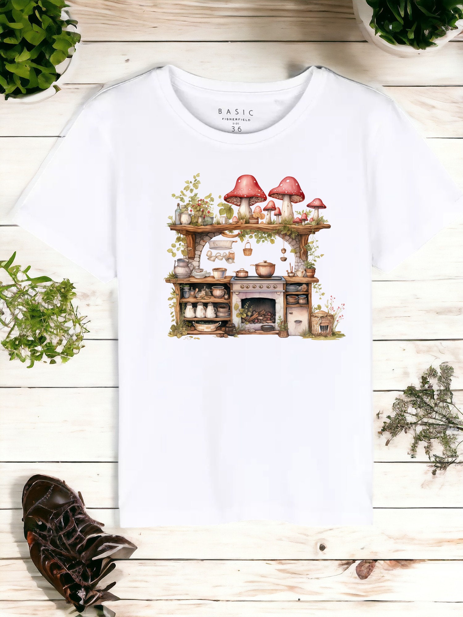 Watercolor Fairy Kitchen Clipart, PNG Digital Files on Transparent ...