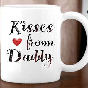 Kisses From Daddy, PNG Digital Files on Transparent Background, Shirts ...
