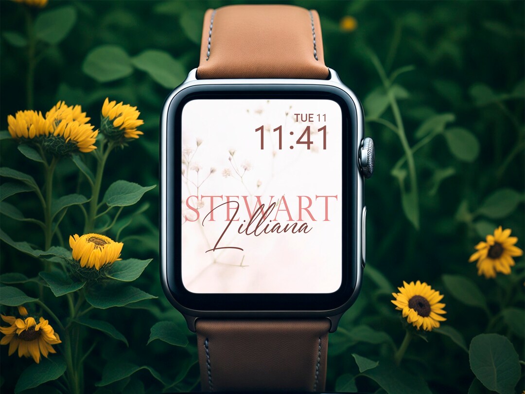 Wallpaper for Apple Watch, Custom Smart Watch Wallpaper,flower Apple