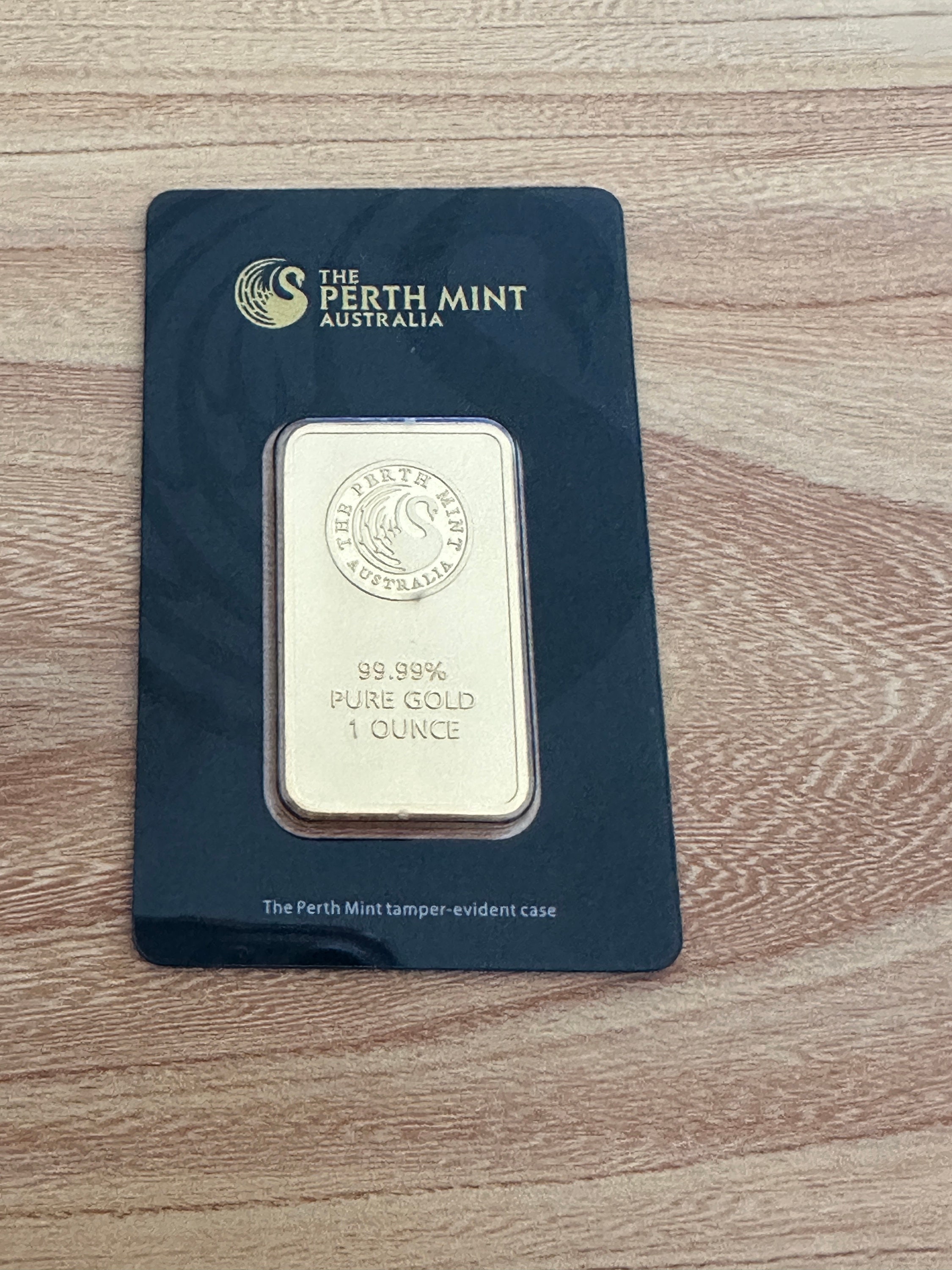 The Perth Mint 1oz Gold Bar the Perth Mint Bar in Assay Card Etsy
