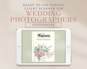 Wedding Photography Client Planner, Hyperlinked PDF, GoodNotes (Digital Download)