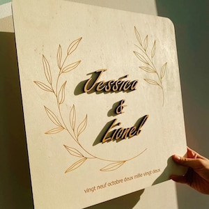 Personalized Wedding Plaque | Wedding Gift | Wedding Decoration | Unique Wedding Gift | Couple Wall Decor | Wedding Decor