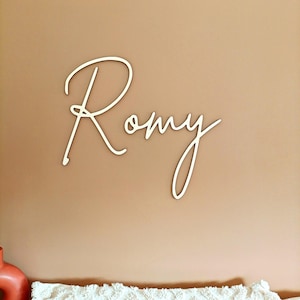Wooden first name - Personalized first name wall decoration - Children&#39;s room, birth gift, couple gift