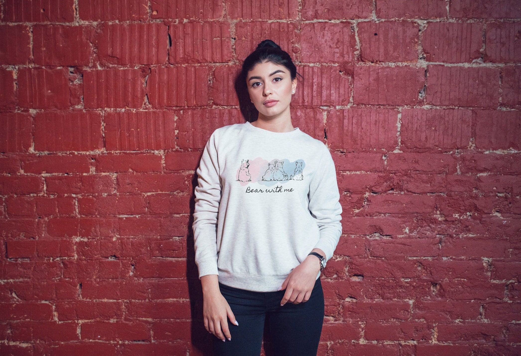Bear with me sweater clearance