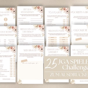 Boho hen party games, 25 hen party games set, bridal shower tasks, bachelorette party women tasks, instant download