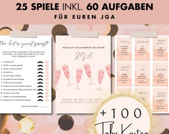 Bachelorette Party Games, 25 Bachelorette Party Games Set, Bridal Shower Tasks, Bachelorette Party Women Tasks, Instant Download