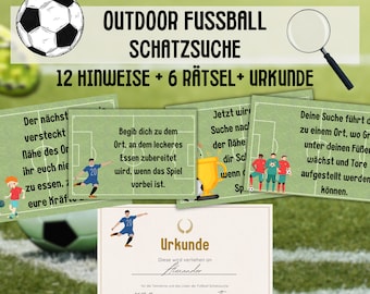 Football scavenger hunt for children to print out, football treasure hunt for children's birthdays, football party in the garden, football birthday ideas