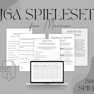 Juegos JGA para hombres, desafíos de despedida de soltero, actividades JGA para hombres, 30 juegos JGA para imprimir
