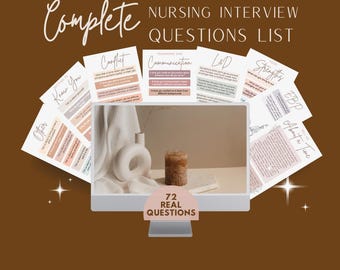 COMPLETE Nursing Interview Questions List