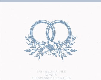 Vintage Wedding Crest, Sketched Monogram Logo (Digital Download)