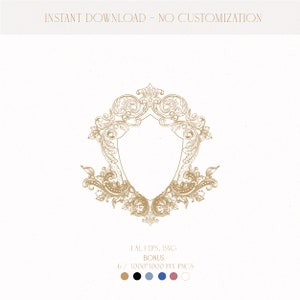 Descarga digital de monograma de boda de estilo vintage, diseño de invitación de boda único, logotipo de boda para obsequios, servilletas personalizadas