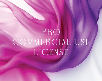 PRO COMMERCIAL LICENSE for Digital Downloads