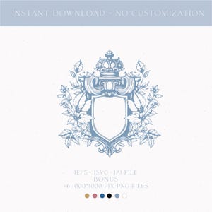 Wedding Monogram Digital Download, Vintage Wedding Crest, Monogram Svg, Bespoke Wedding Logo Design, Hand Drawn, Sketched Template, Svg File