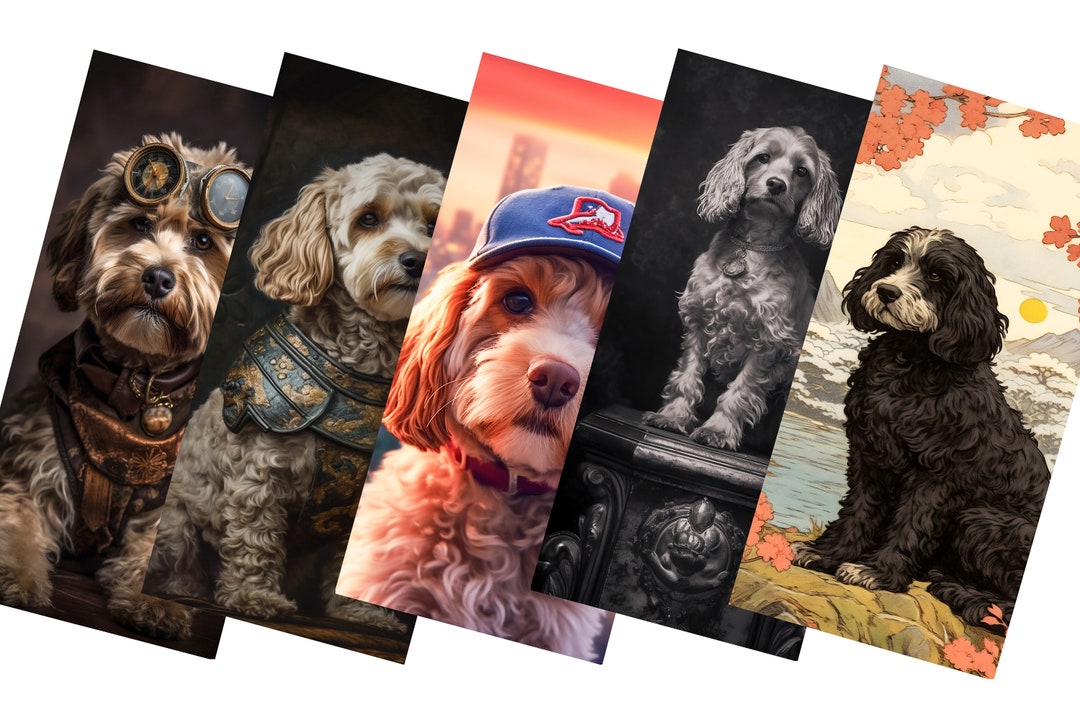 5 Cockapoo Lock Screen Images for Mobile Phones. Instant Download ...