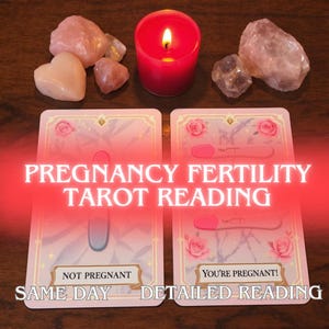 Same Hour Fertility Tarot Reading: Pregnancy & Gender Prediction (Digital Delivery