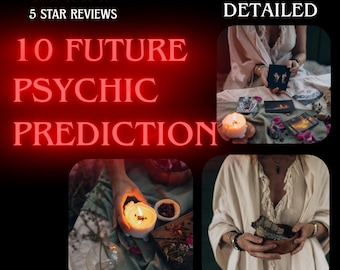 10 predicciones psíquicas para el futuro a la misma hora / Lectura detallada de tarot / Guía espiritual, médium y amorosa