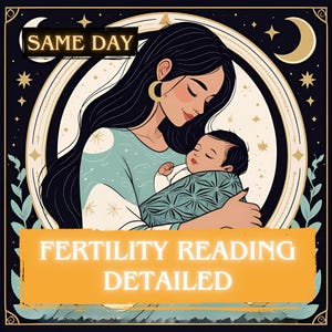 Psychic Fertility Tarot Reading: Pregnancy, Conception & Gender Prediction (Digital Delivery)