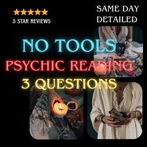 Psychic Love Reading, Honest Psychic Reading, Medium Reading, No Tools Love Reading, Psychic Spiritual Advices, Psychic Reading Same Hour