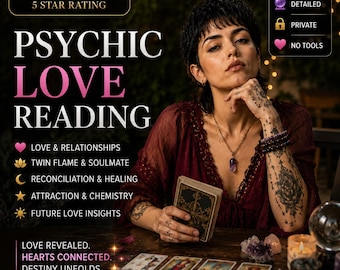Same Day Reading, Couple Reading, Psychic Love Reading, Relationship and Ex-Lover Analysis, In Depth Love Reading, Psychic Insights