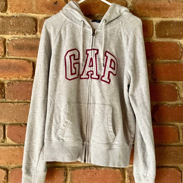 Vintage Women’s Gap Zip Hoodie with Pockets // Winter essentials // 100% cotton