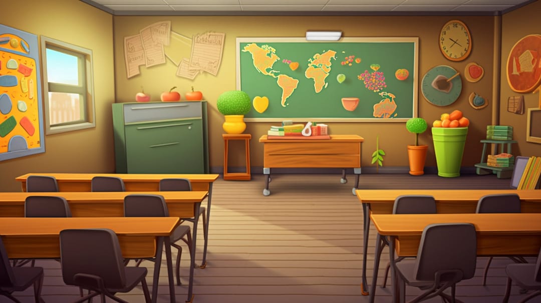 Virtual Teacher Backdrop Etsy