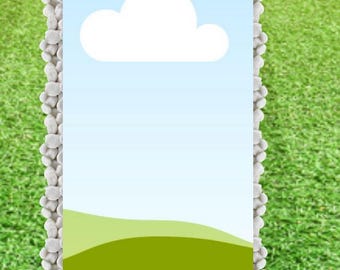 Editable Canva grave blanket template4.30