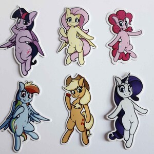 My Little Pony G4 Stickers of Mane6