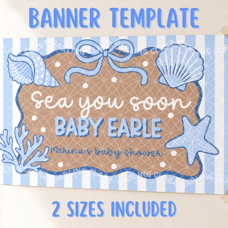 Sea You Soon Baby Shower - Etsy