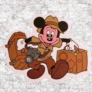 Traveling Mickey waterproof sticker, Clearance sale!!! FREE SHIPPING in Canada!