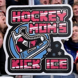 Hockey Mamas Kick Eis wasserfester Vinyl Sticker, Abverkauf!!!
