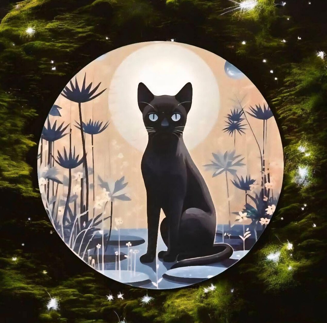 Black Cat Waterproof Vinyl Sticker, Clearance Sale!!! - Etsy