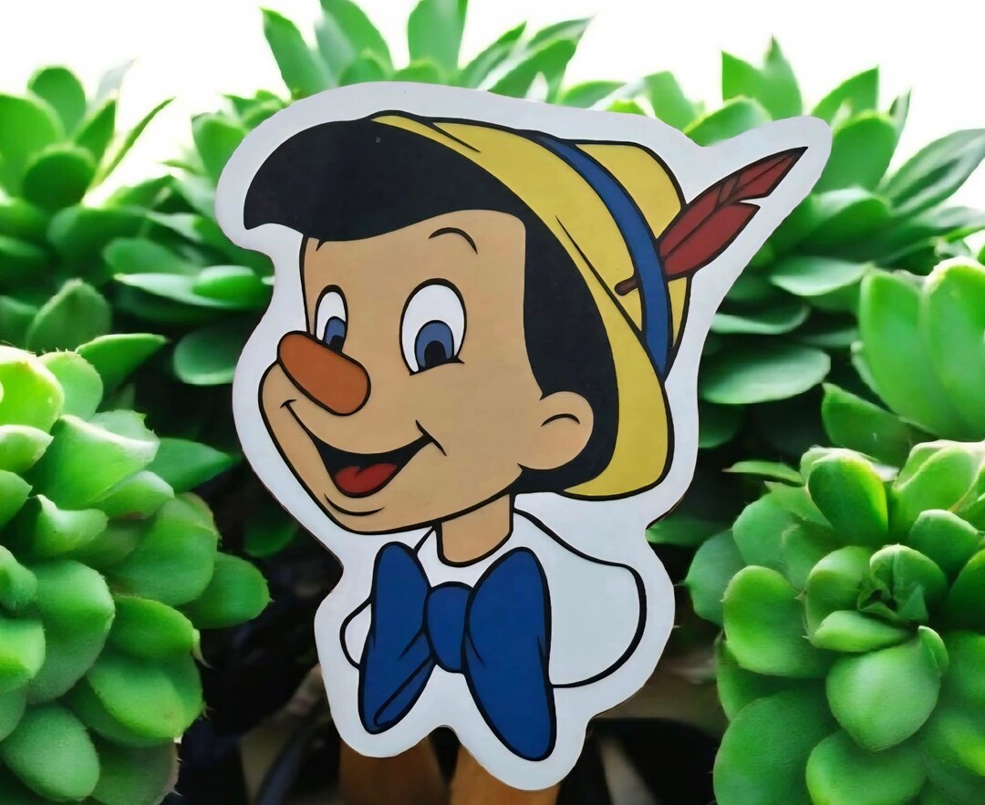 Pinnichio Jr. Sticker Pinocchio Waterproof Vinyl Sticker, Clearance Sale!!! - Etsy