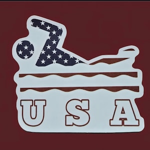 Swim USA 防水ビニールステッカー クリアランスセール!!
