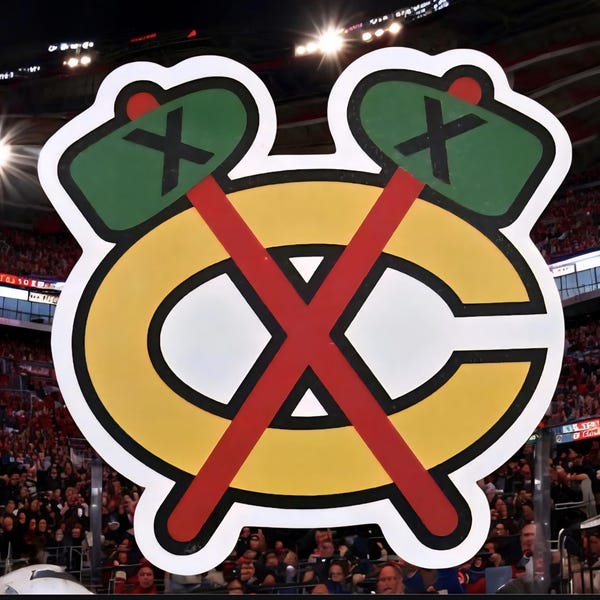 Chicago Blackhawks hockey team waterproof vinyl sticker, clearance sale!!!
