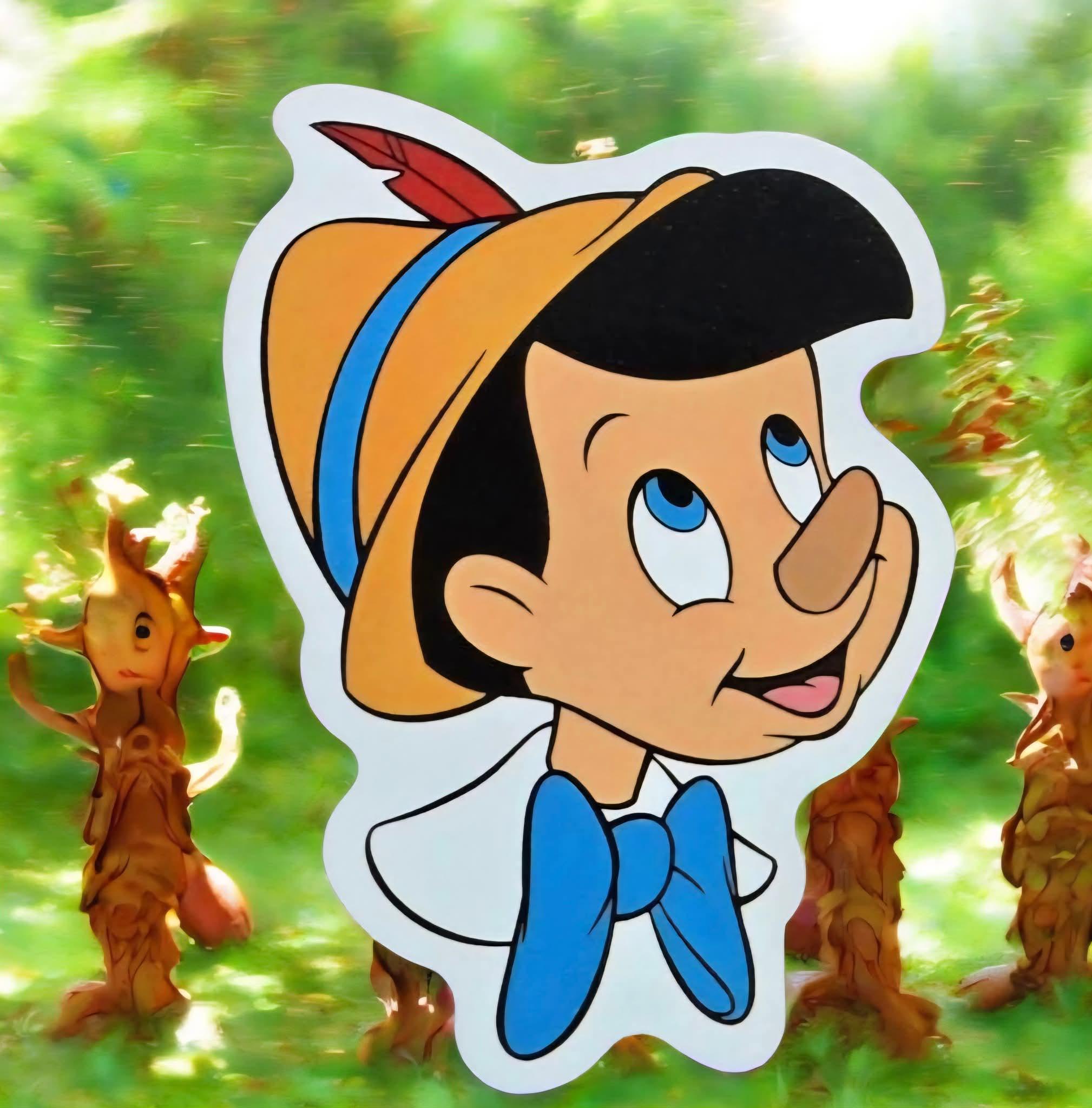 Pinnichio Jr. Sticker Pinocchio Waterproof Vinyl Sticker, Clearance Sale!!! - Etsy