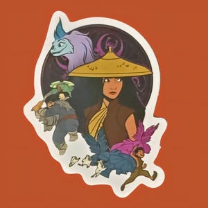 Mulan waterproof vinyl sticker, clearance sale!!!