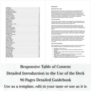 Printable Oracle Deck, Veil & Vow, 67 Printable Shadow Work Cards ...