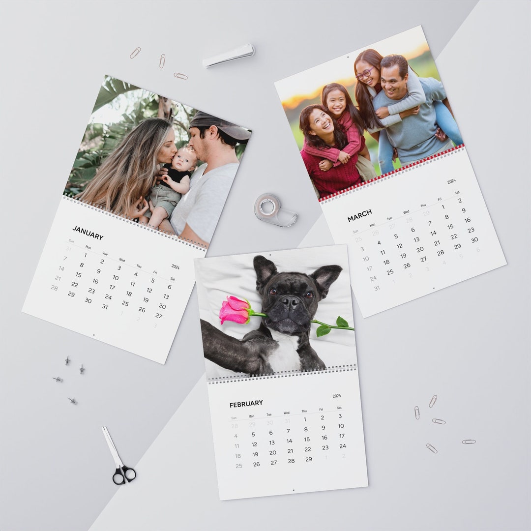 Personalized Wall Calendars for 2025 Family Calendar Gift Etsy