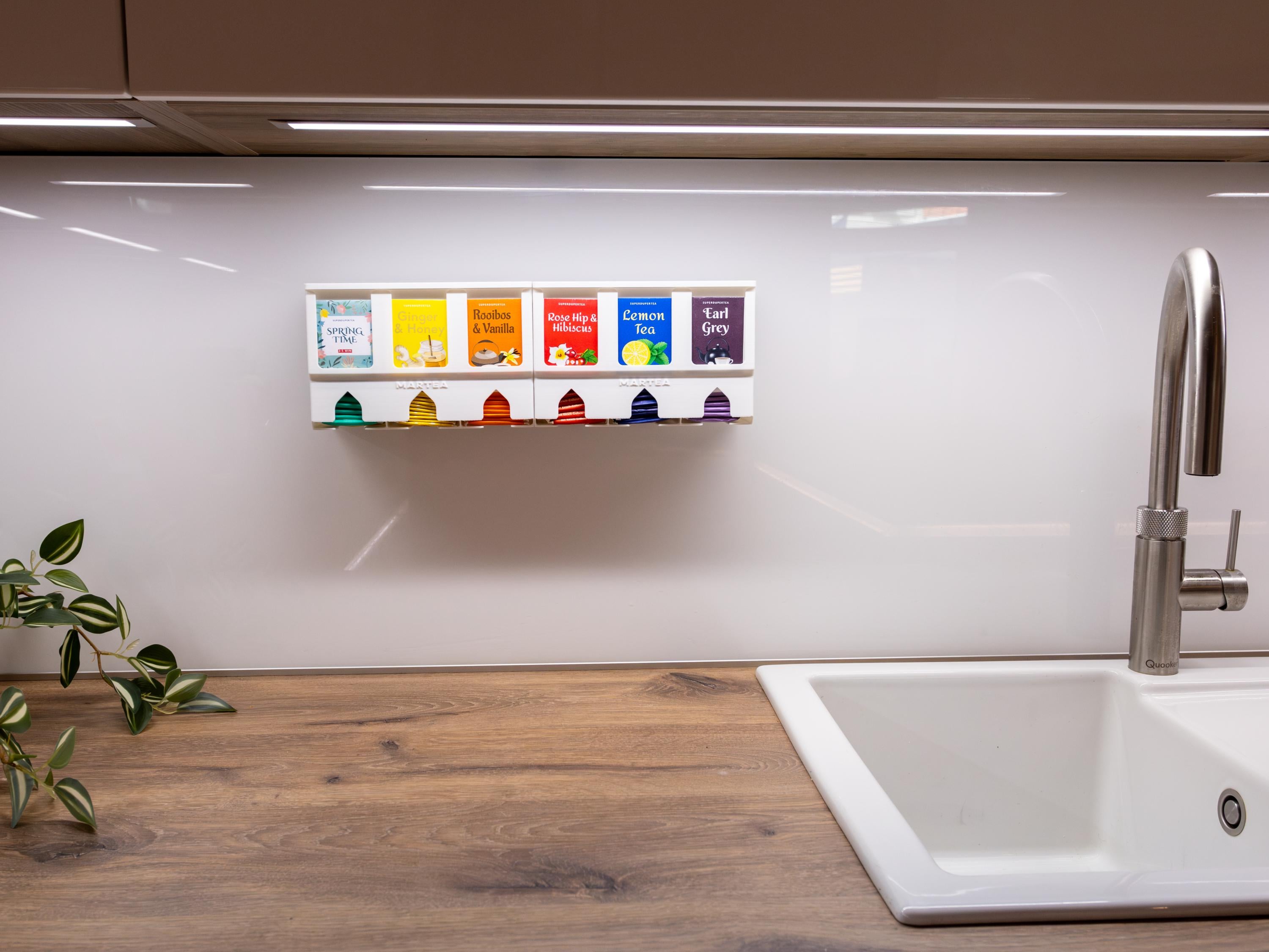 12 Teebeutelhalter Edelstahl - Mit Tropfschutz Für Küche & Büro