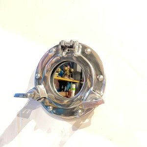 6&quot; Aluminium Porthole Window / Nautical porthole Gift / Ship porthole Mirror / Cabin Mirror Decor
