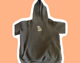 Drake’s October’s Very Own (OVO) Classic Owl Hoodie in Black