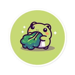 Cute Frog  Stickers, Fun Decor for Water Bottles, Laptops